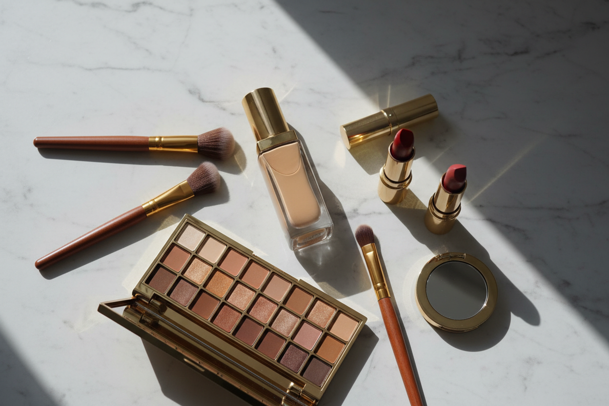 Makeup Flat Lay